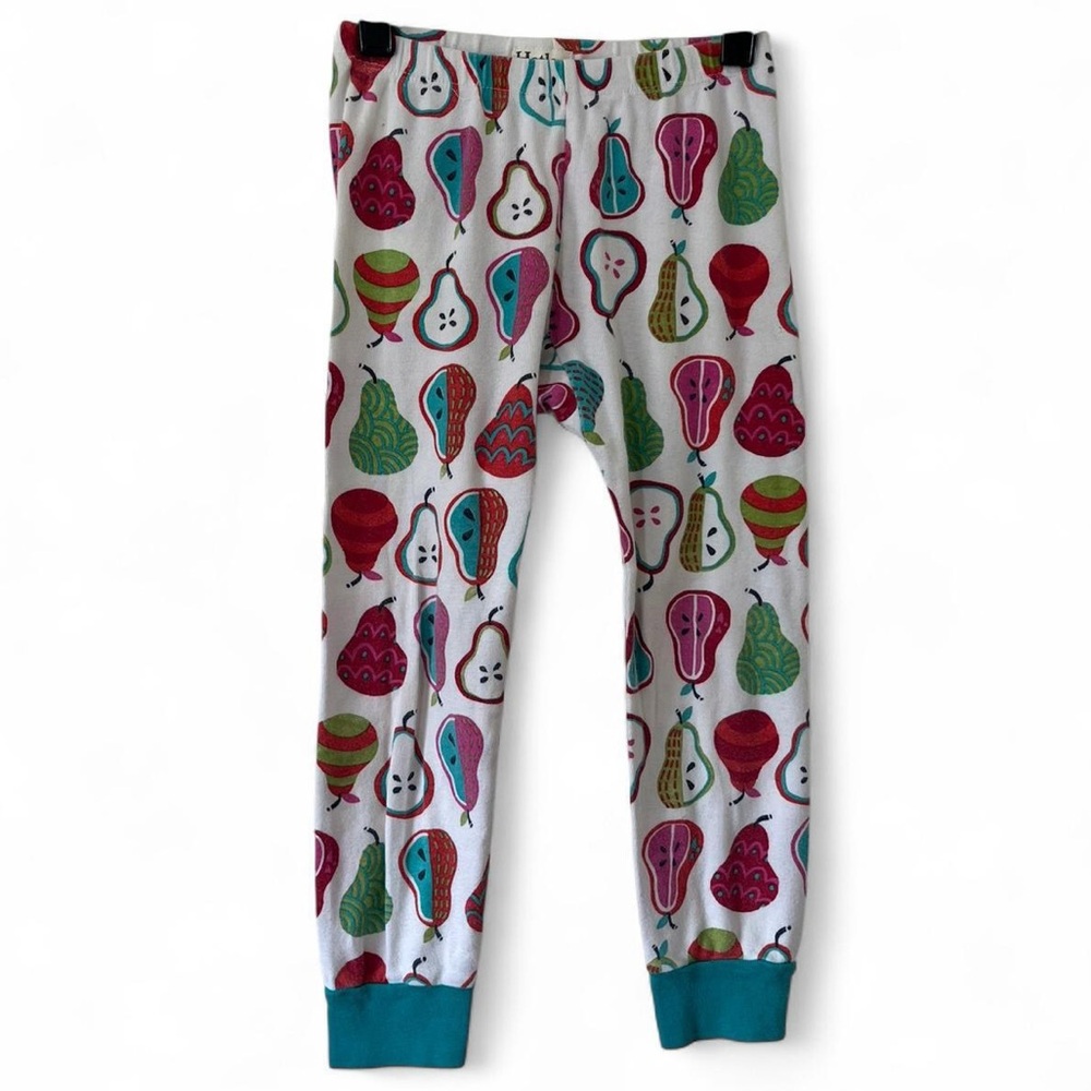 Colorful Playful Fruit Print Toddler Girls Pajama Pants Hatley Girls Size 5 GUC